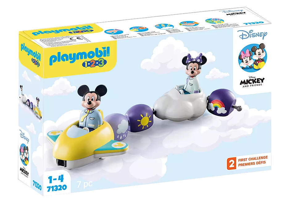 1.2.3. & Disney: Fun Cloud Train Set with Mickey & Minnie