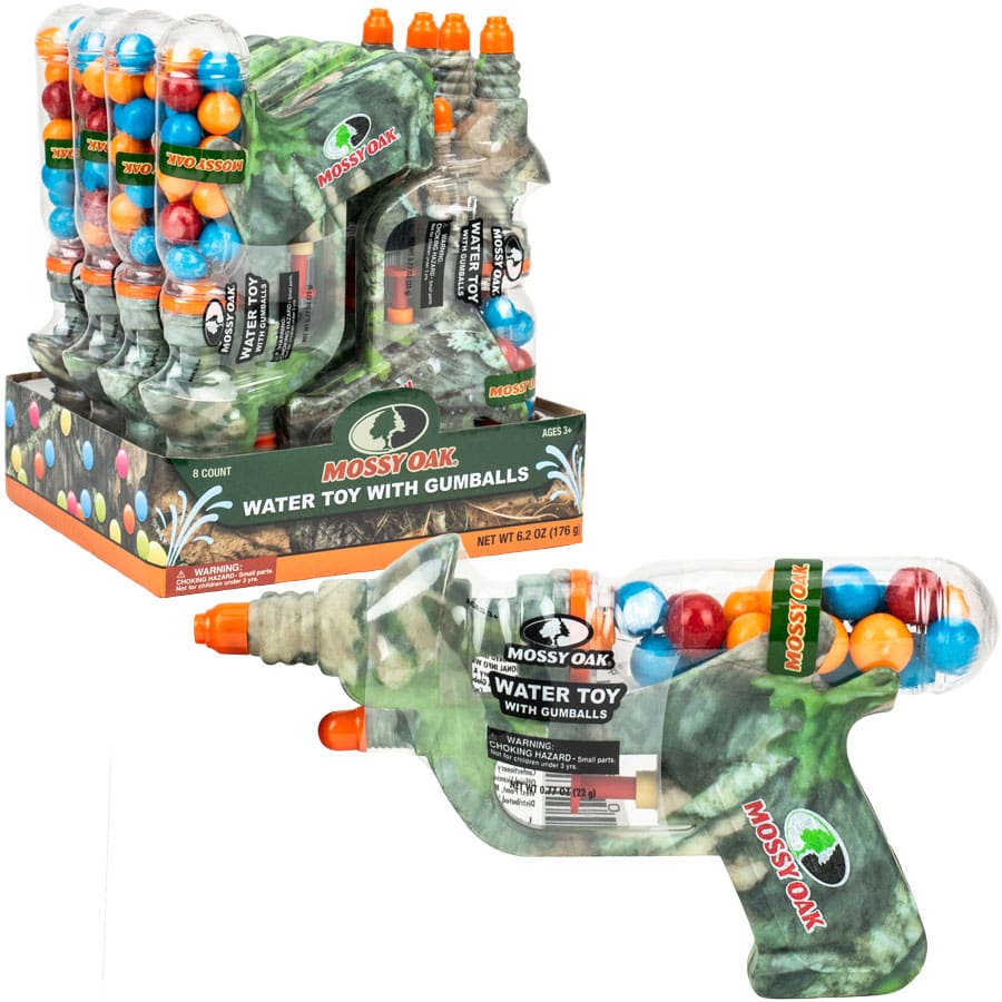 Single Mossy Oak Branded Water Toy Combined with Gumballs