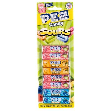8-Pack of PEZ Sourz Candy Refills for Long-Lasting Snacking