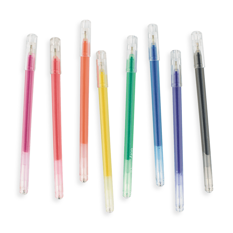 Sparkling Radiant Writers Glitter Gel Pens Set for Creative Writing and Drawing