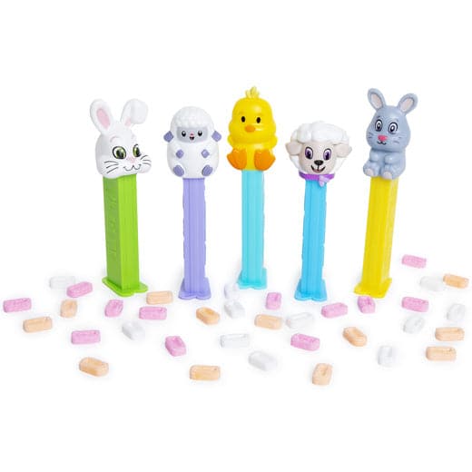 Easter Themed Assorted Styles Pez Blister Card Candy Dispenser