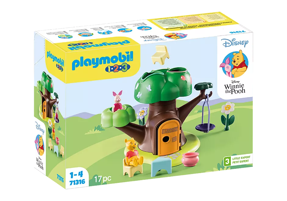 Disney Winnie the Pooh and Piglet's Enchanting Treehouse Toy for Kids' Skill Development