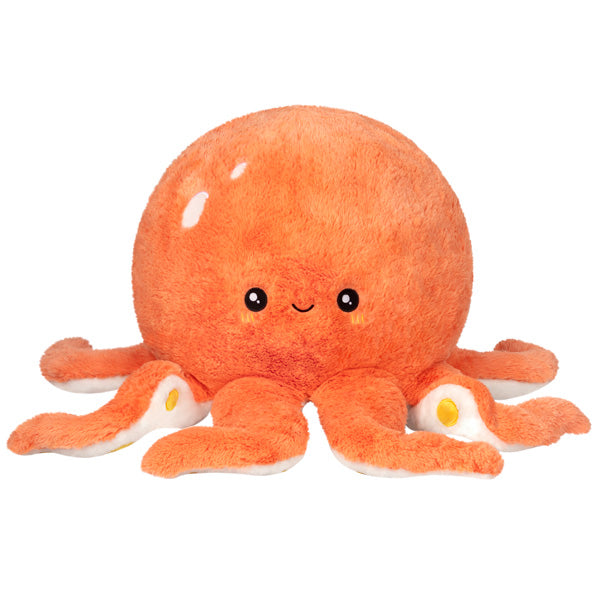 Soft and Squishy 15-Inch Coral-Colored Octopus Squishables Toy