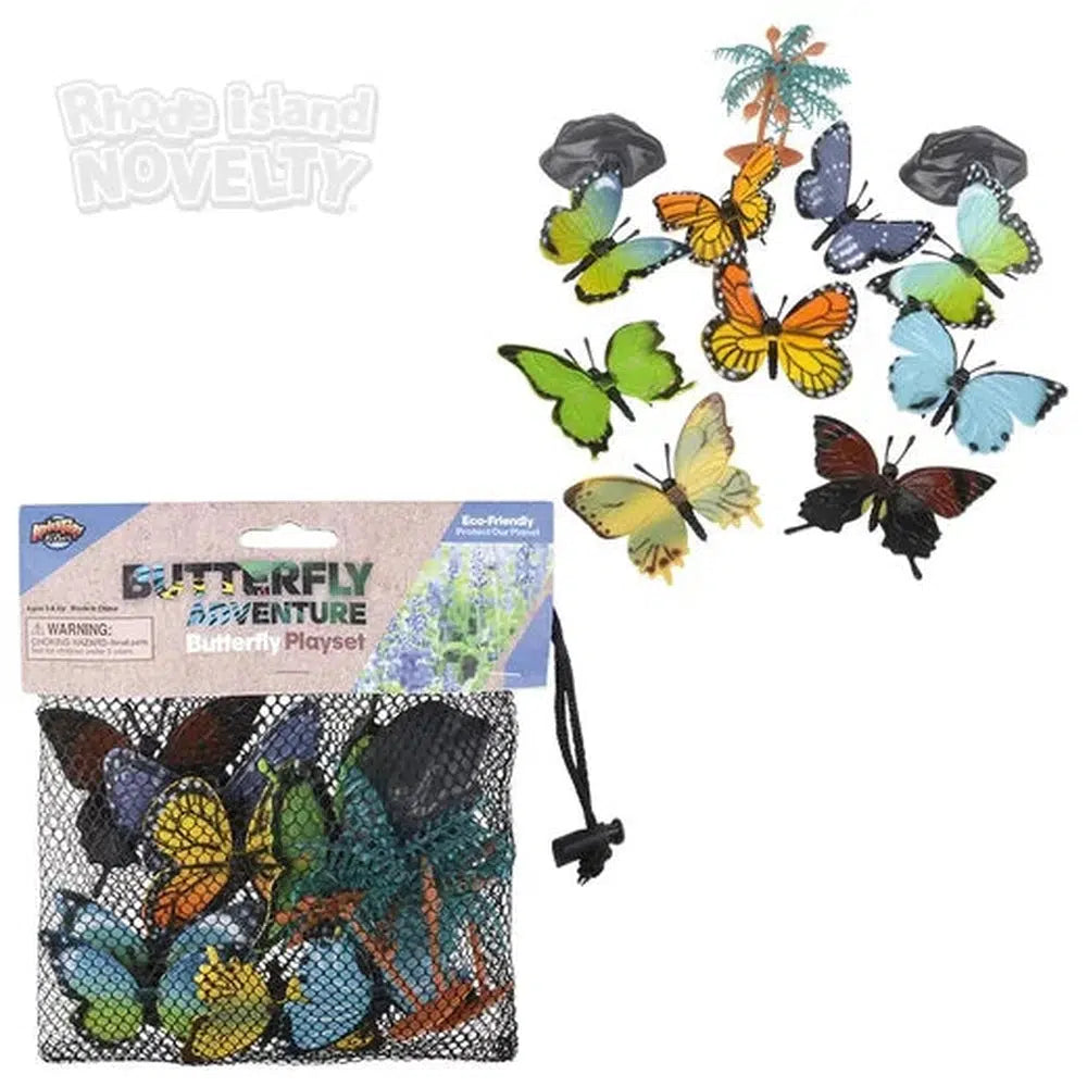 12-Piece Colorful Butterfly Mesh Bag Play Set Ideal for Gifts and Parties