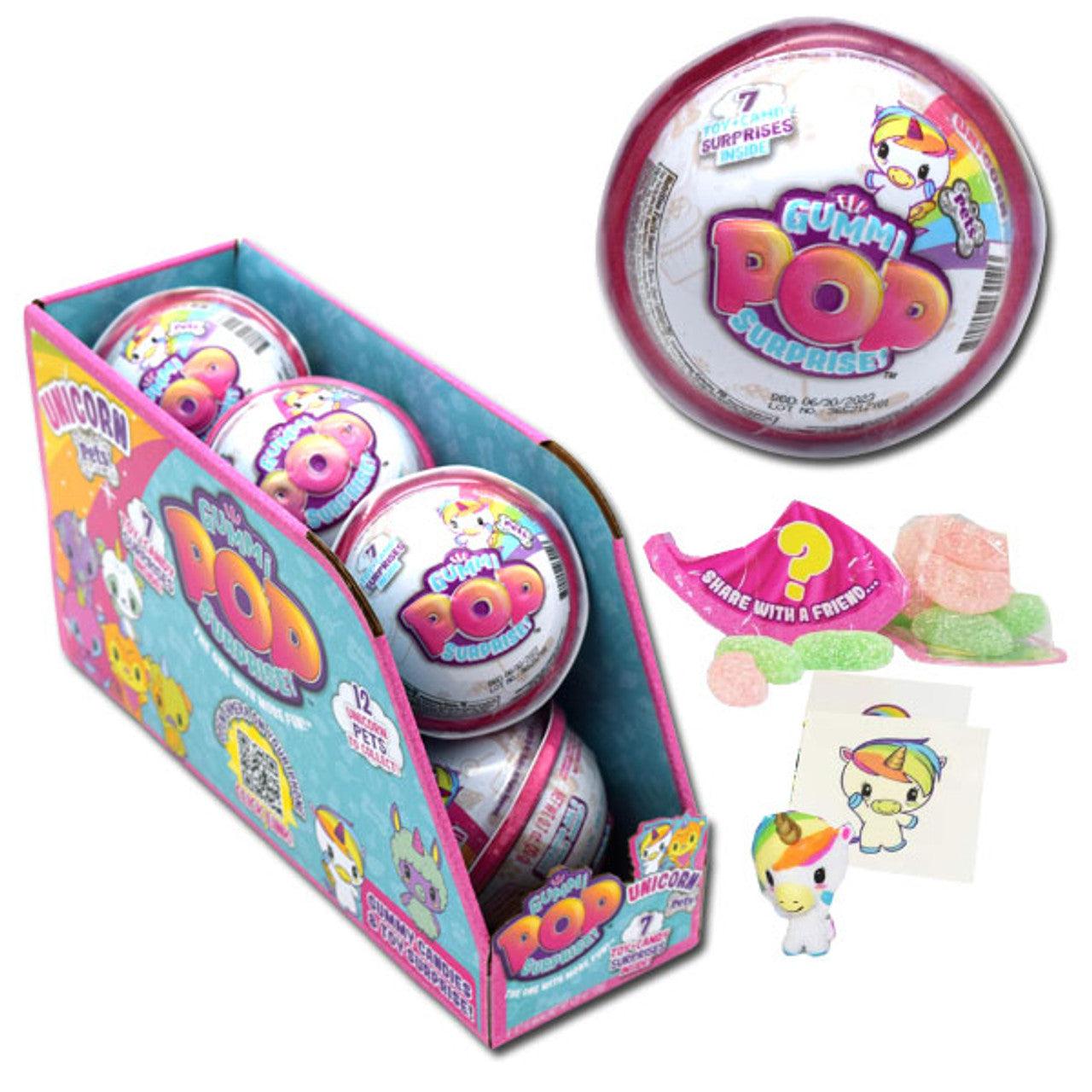 Delicious Gummi Pop Surprise with Mysterious Unicorn Pets