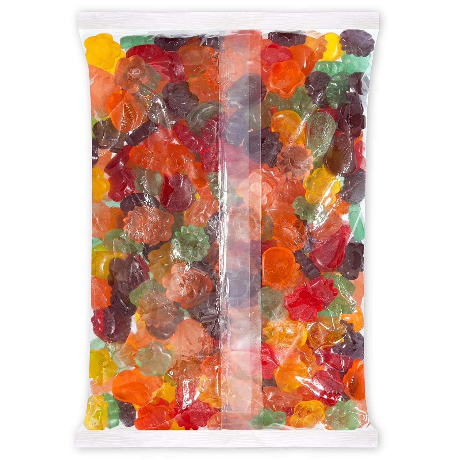 5 lb. Bag of Superb Gummi Flower Shapes with 6 Tasty Flavors