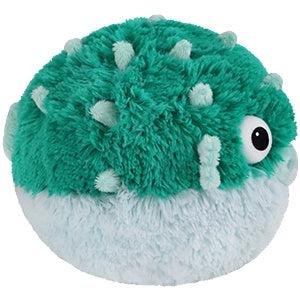Adorable Mini Teal Pufferfish Squishables - Set of 7