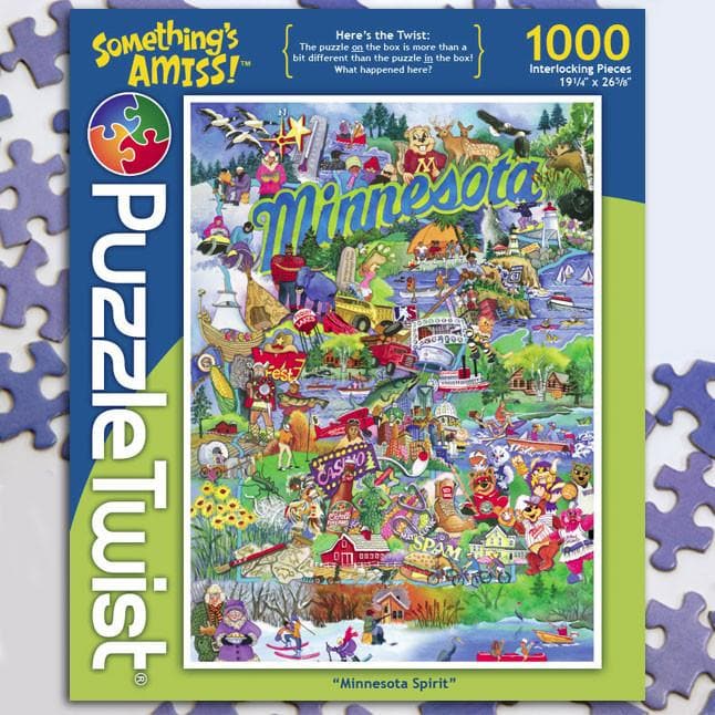 1,000 Piece Jigsaw Puzzle - Puzzle Twist with Minnesota Spirit