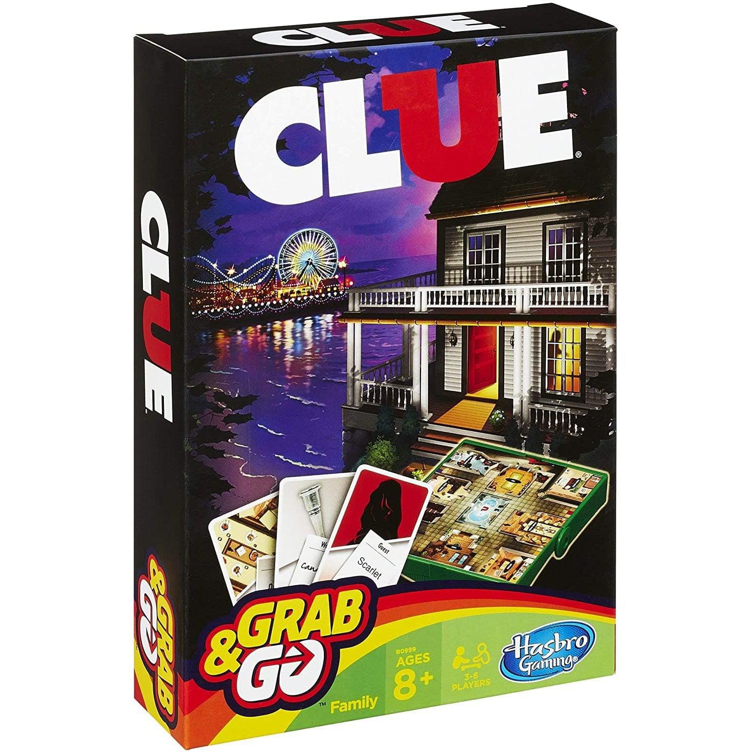 Portable Travel Game Collection of Grab-and-Go Style Featuring Popular Hasbro Games