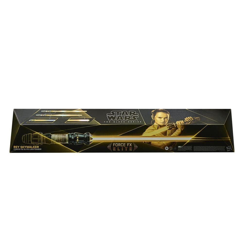 Star Wars The Black Series Collectible Rey Skywalker Force FX Elite Lightsaber for Cosplay and Fans