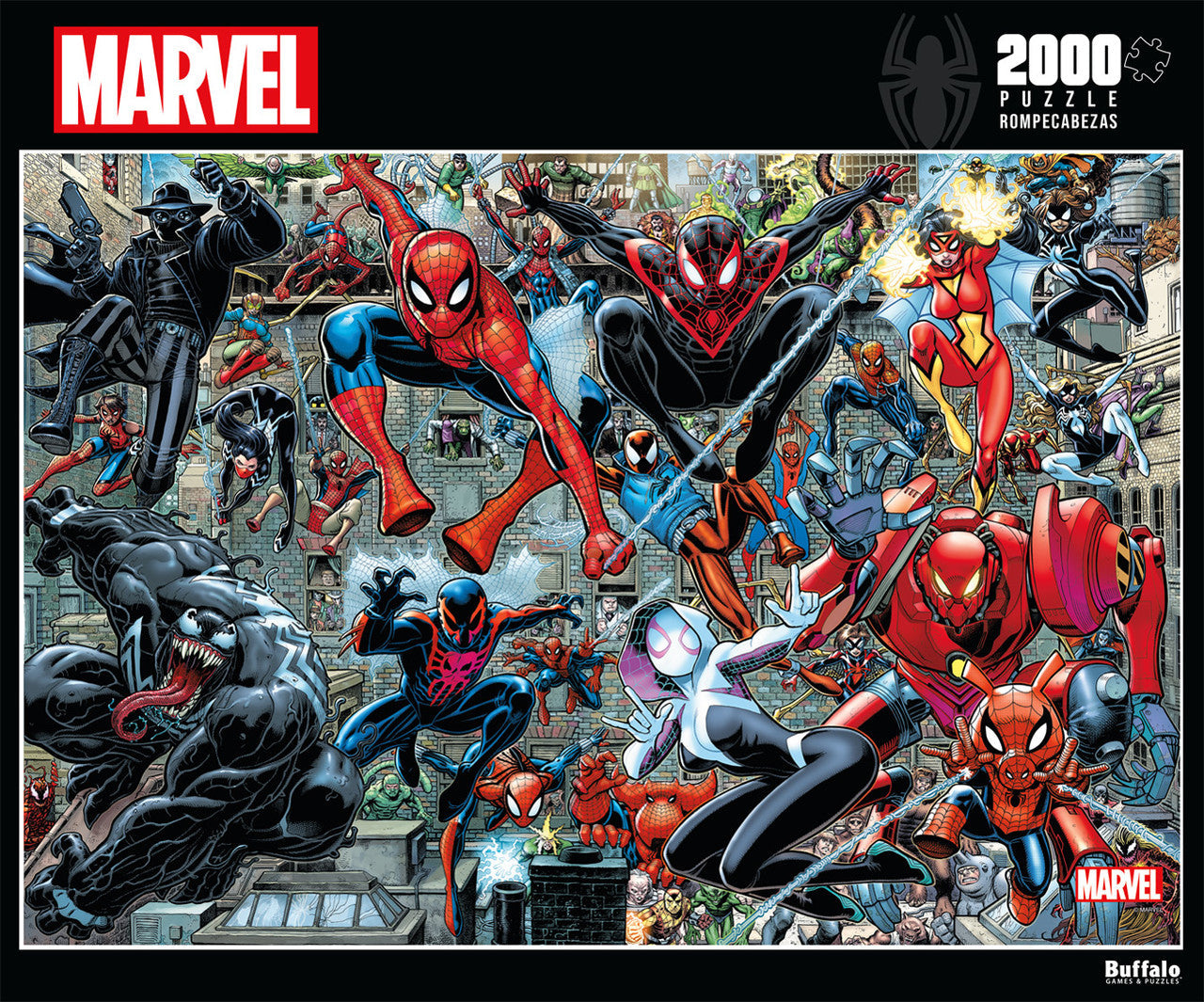 Marvel Spider-Verse 2000 Piece Jigsaw Puzzle for Puzzle Enthusiasts