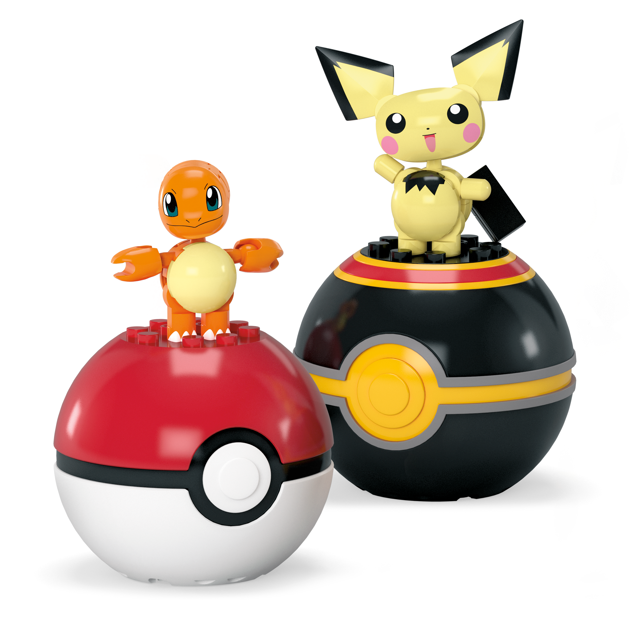 Mega Construx Building Set - Pokémon™ Charmander and Pichu Figure Collection