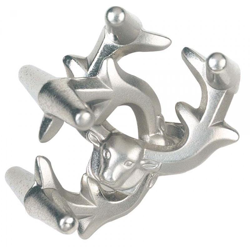 Hanayama High - Quality Level 6 Cast Elk Puzzle for Brain - Teasing Fun
