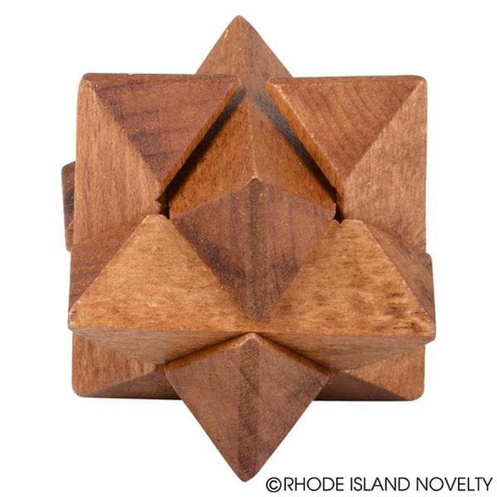 1.75-Inch Challenging Wooden Brainteaser for Ages 6+