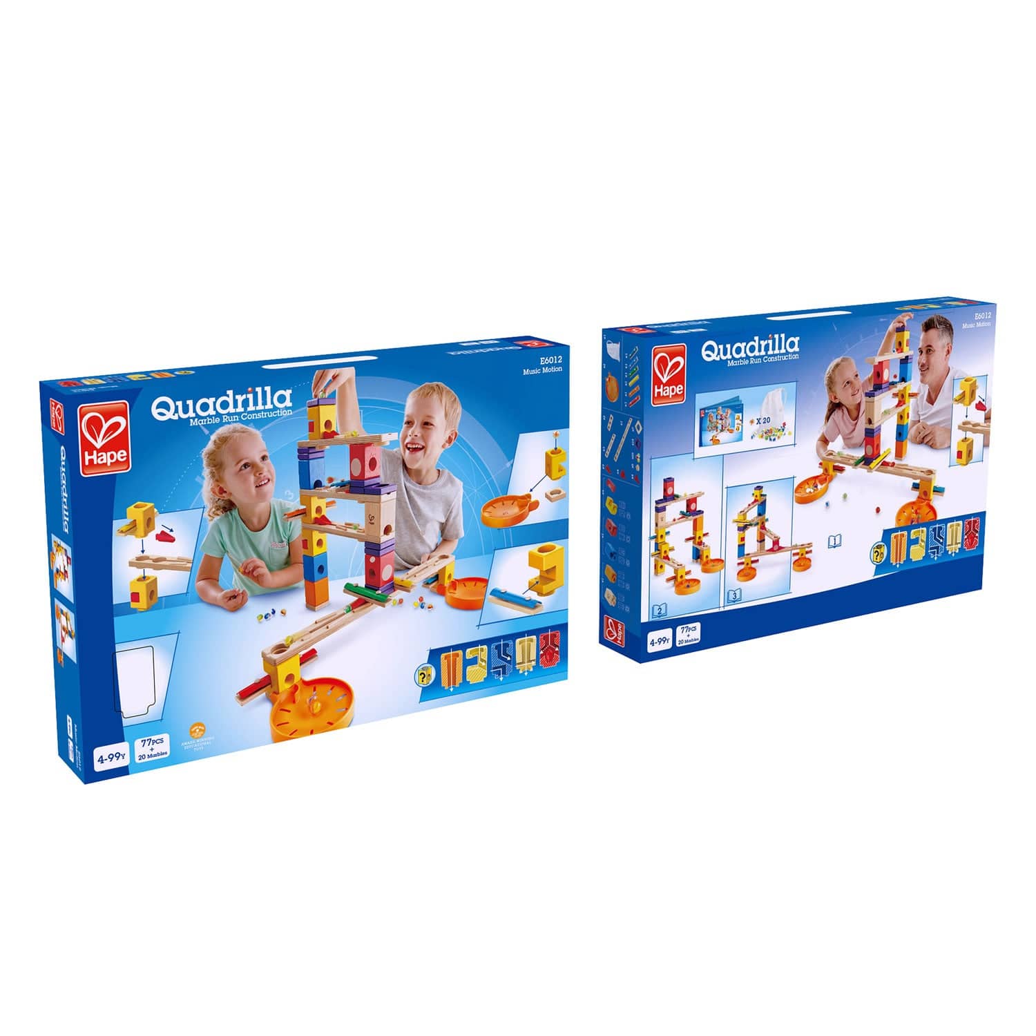 Quadrilla Musical Marble Run with Strategic Chimes