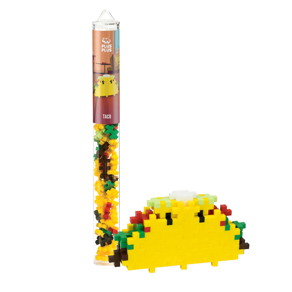 Plus-Plus Building Tube Toy - Taco Design