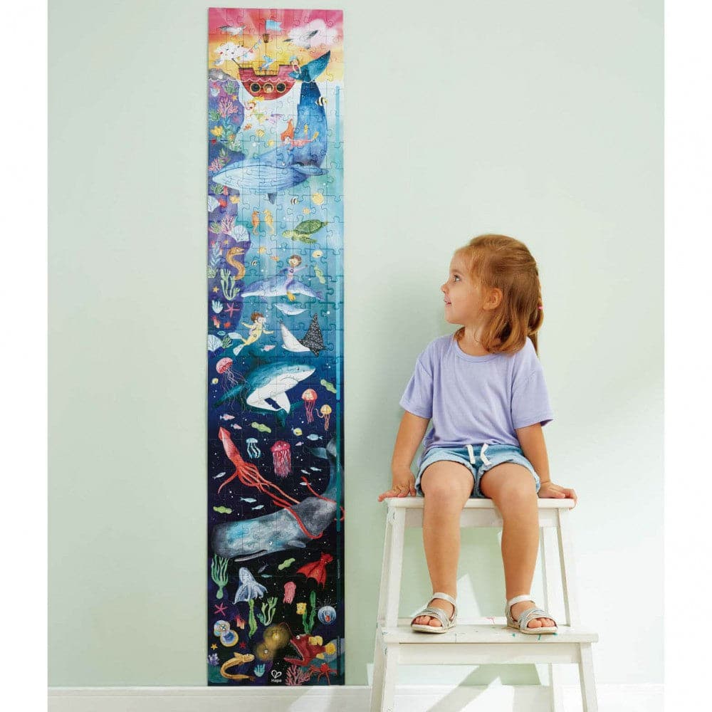 Glow-in-the-Dark Ocean Life Puzzle with Fun Fact Cards