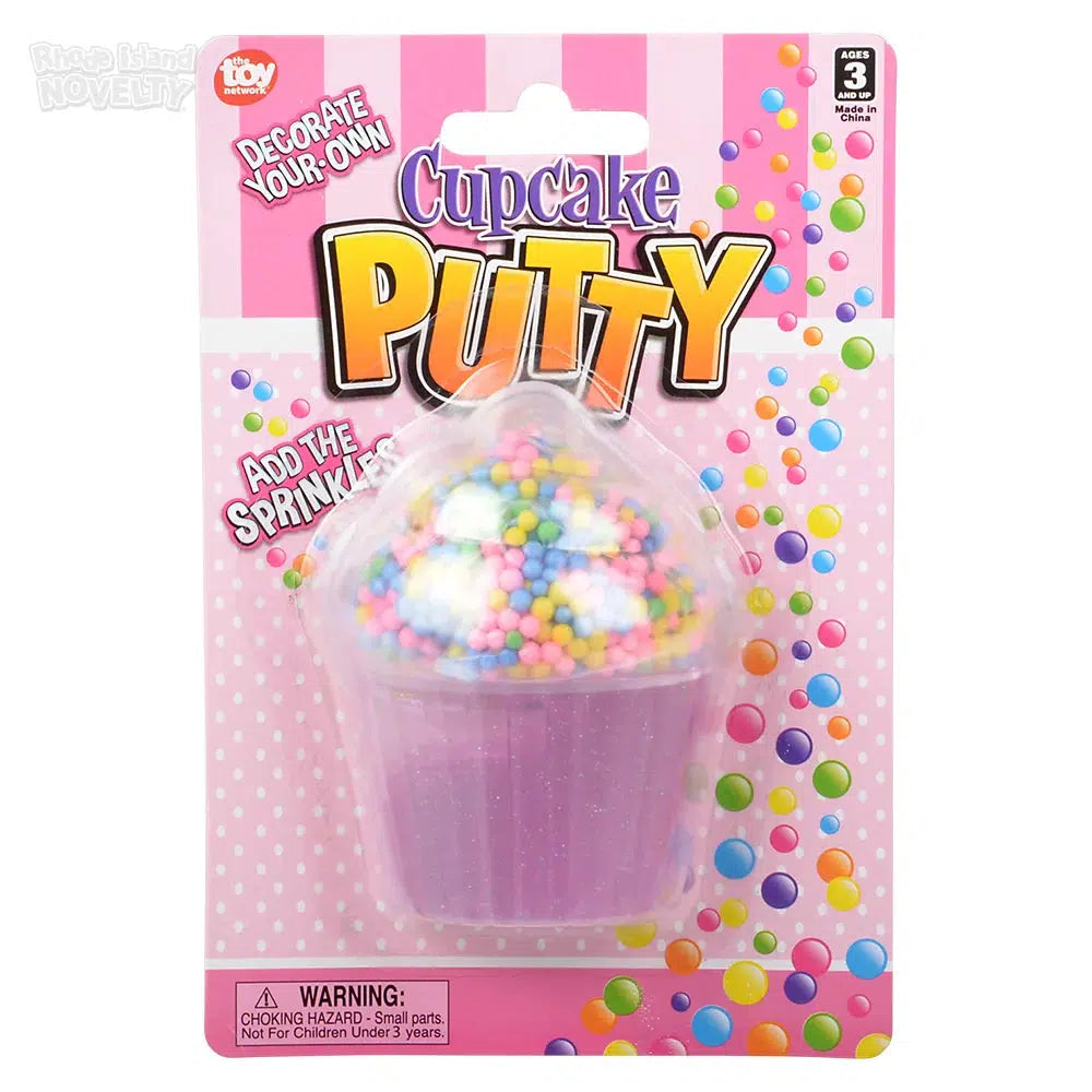 3.25-Inch Assorted Colors DIY Sprinkle Cupcake Putty