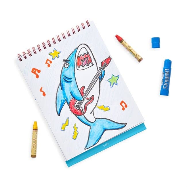Awesome Standing Sketchbook for Kids with Built - in Stand and Cool Doodles