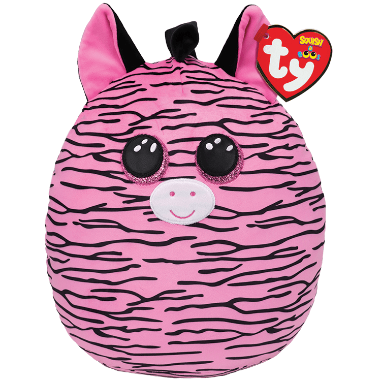 Ty Flippables Squish A Boo Plush Toy - Zoey the Zebra
