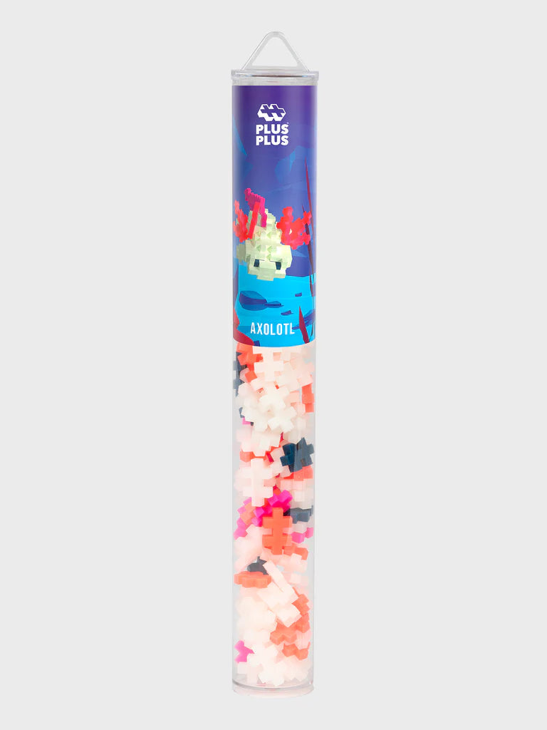 70-piece Plus-Plus Tube: Build Your Own Adorable Axolotl