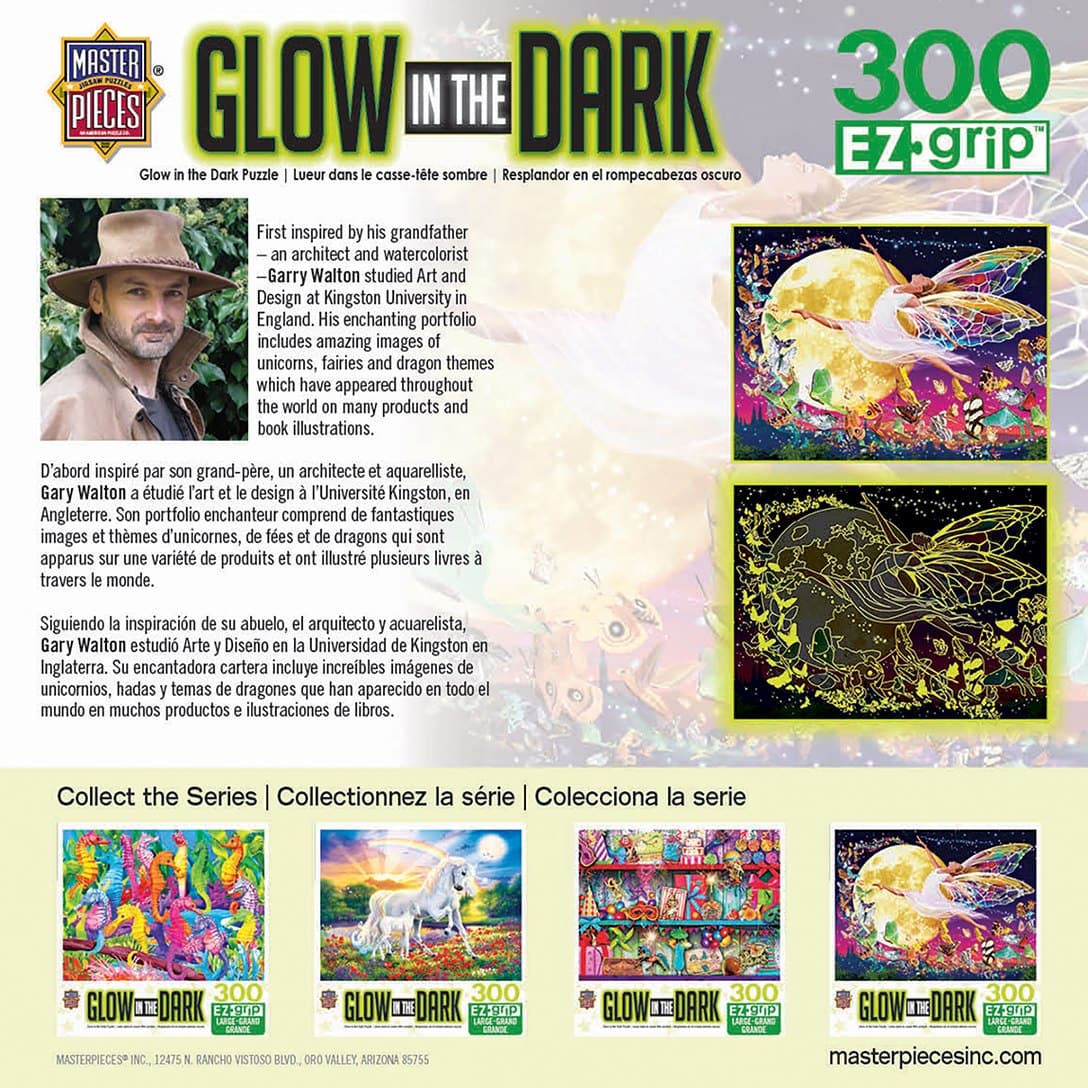 300-Piece EZ Grip Glow-in-the-Dark Moon Fairy Puzzle