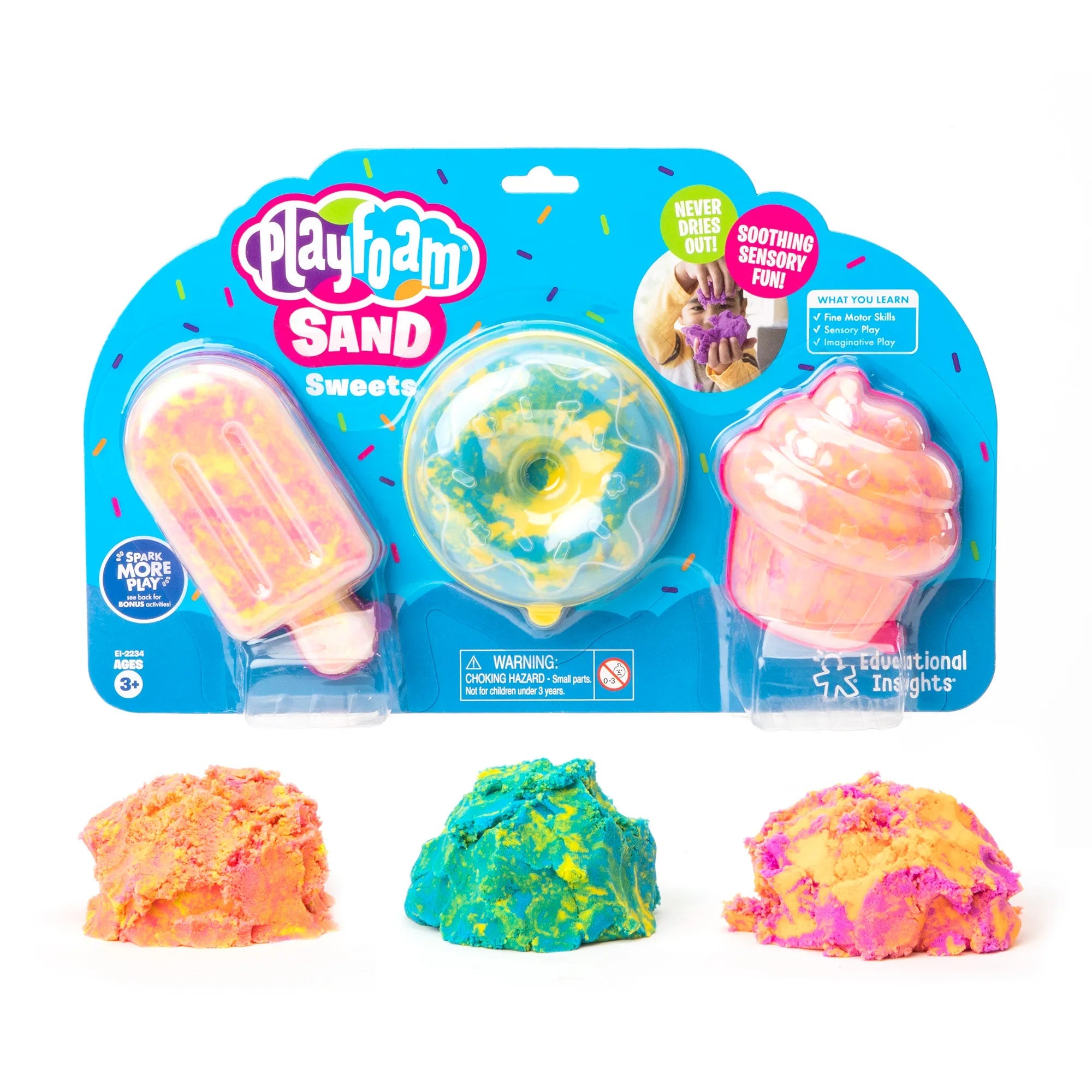 Reusable Playfoam Sand Sweets Set for Sensory and Creative Play