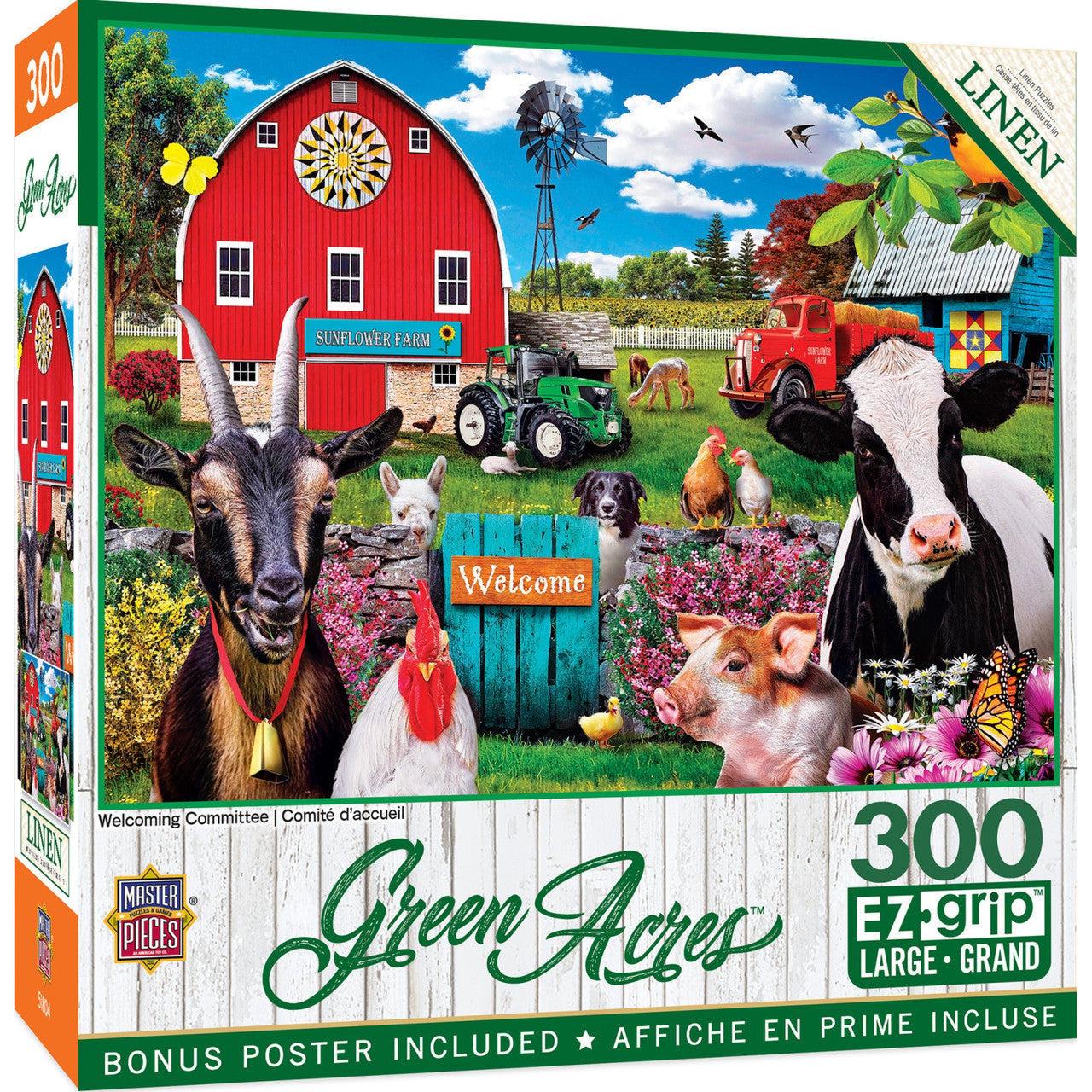 Green Acres - 300 Piece Easy - Grip Welcoming Committee Puzzle