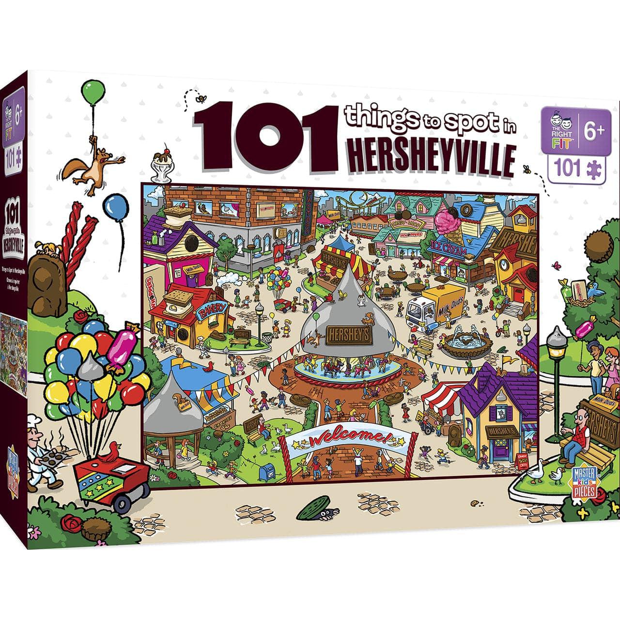 101 Piece Spotting Puzzle - Discover 101 Things in Hersheyville