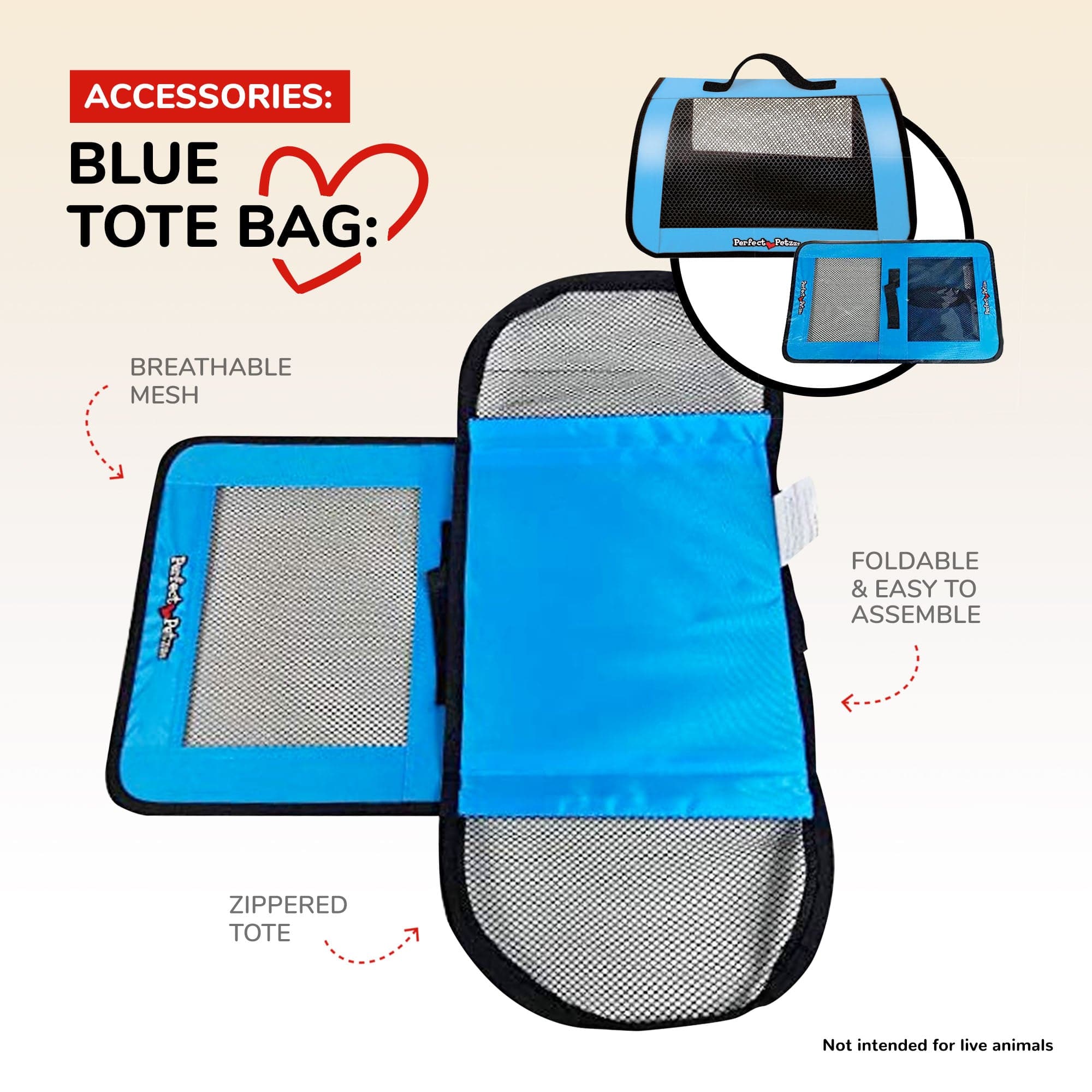 Blue Tote - Ideal Accessories for Perfect Petzzz