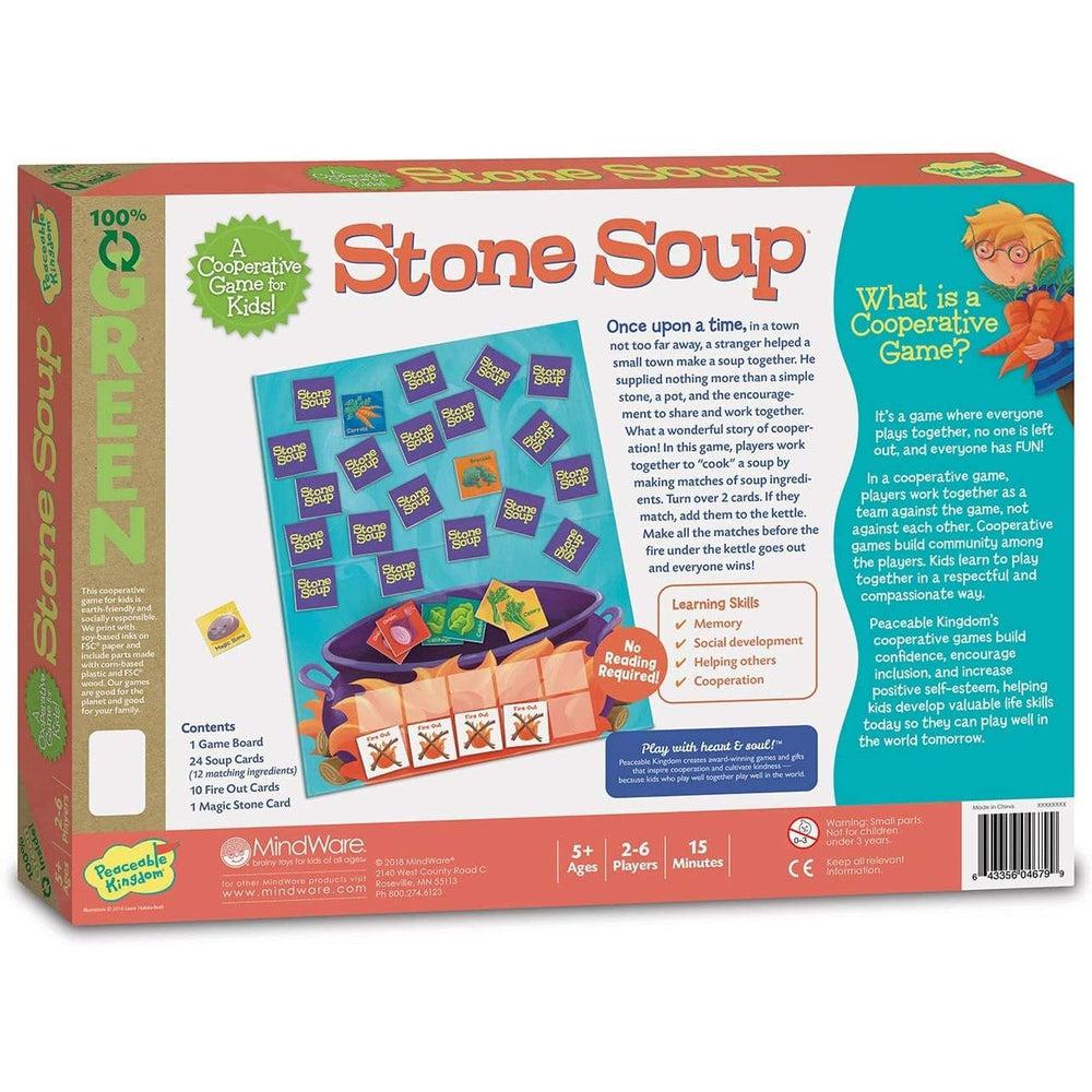 Cooperative Stone Soup Board Game for Kids
