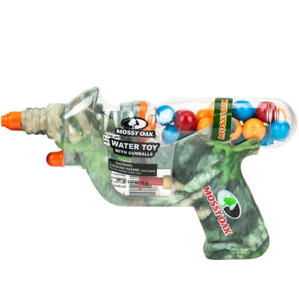 Single Mossy Oak Branded Water Toy Combined with Gumballs