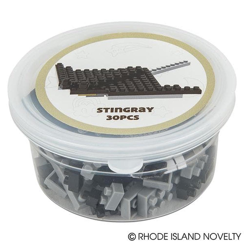 30-Piece Mini Building Blocks Set - Create a Stand-Up Stingray