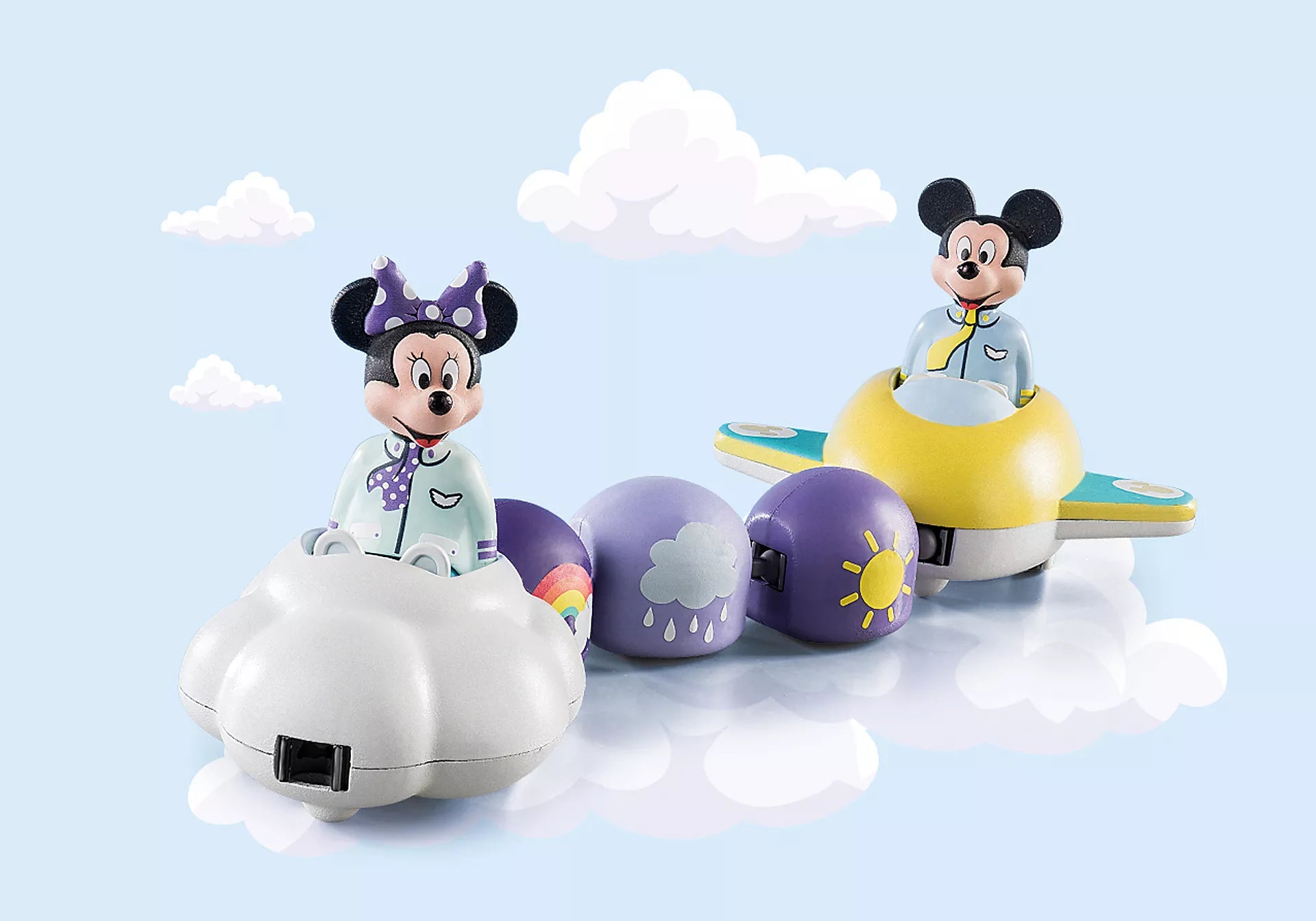 1.2.3. & Disney: Fun Cloud Train Set with Mickey & Minnie