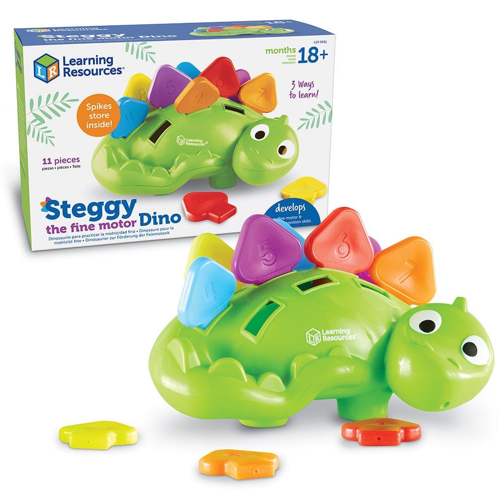 Steggy: An Ideal Fine Motor Skill - Building Dinosaur Toy for Toddlers