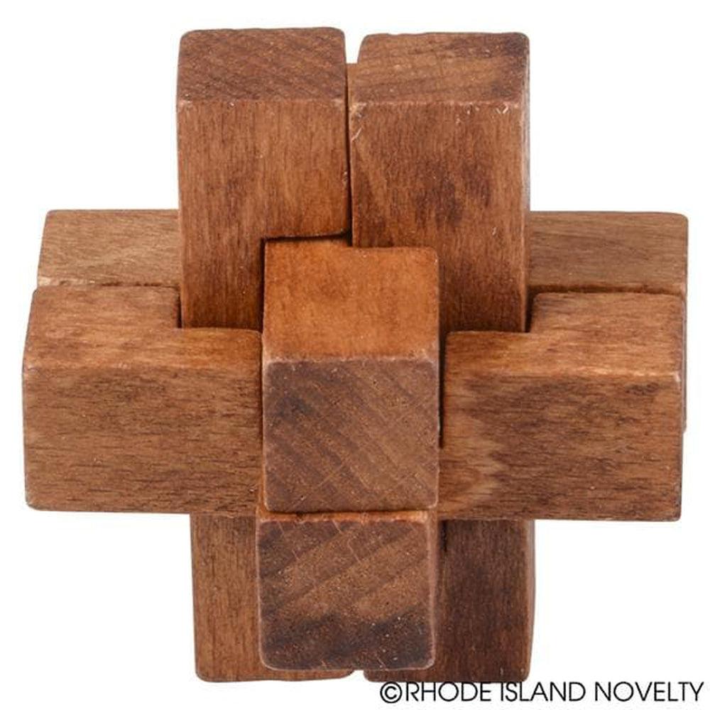 1.75-Inch Challenging Wooden Brainteaser for Ages 6+