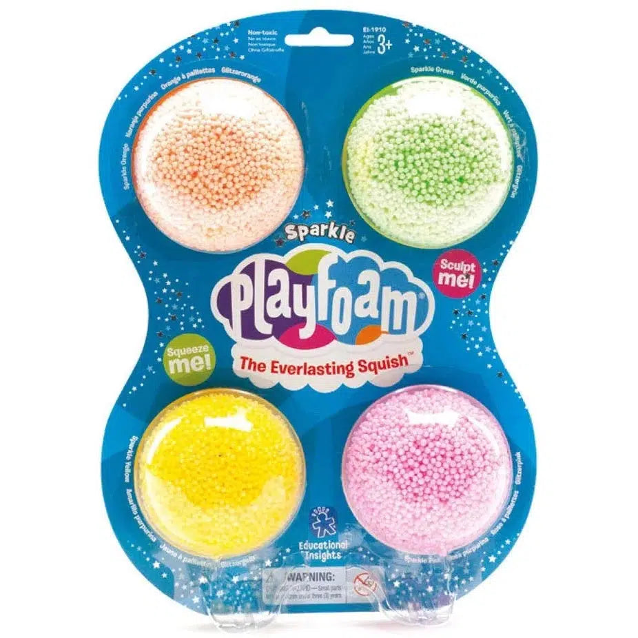 4-Pack of Sparkling Playfoam for Endless Fun