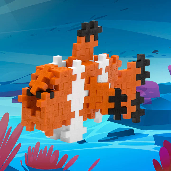 Plus-Plus 70-Piece Clownfish Tube: Endless Creative Possibilities