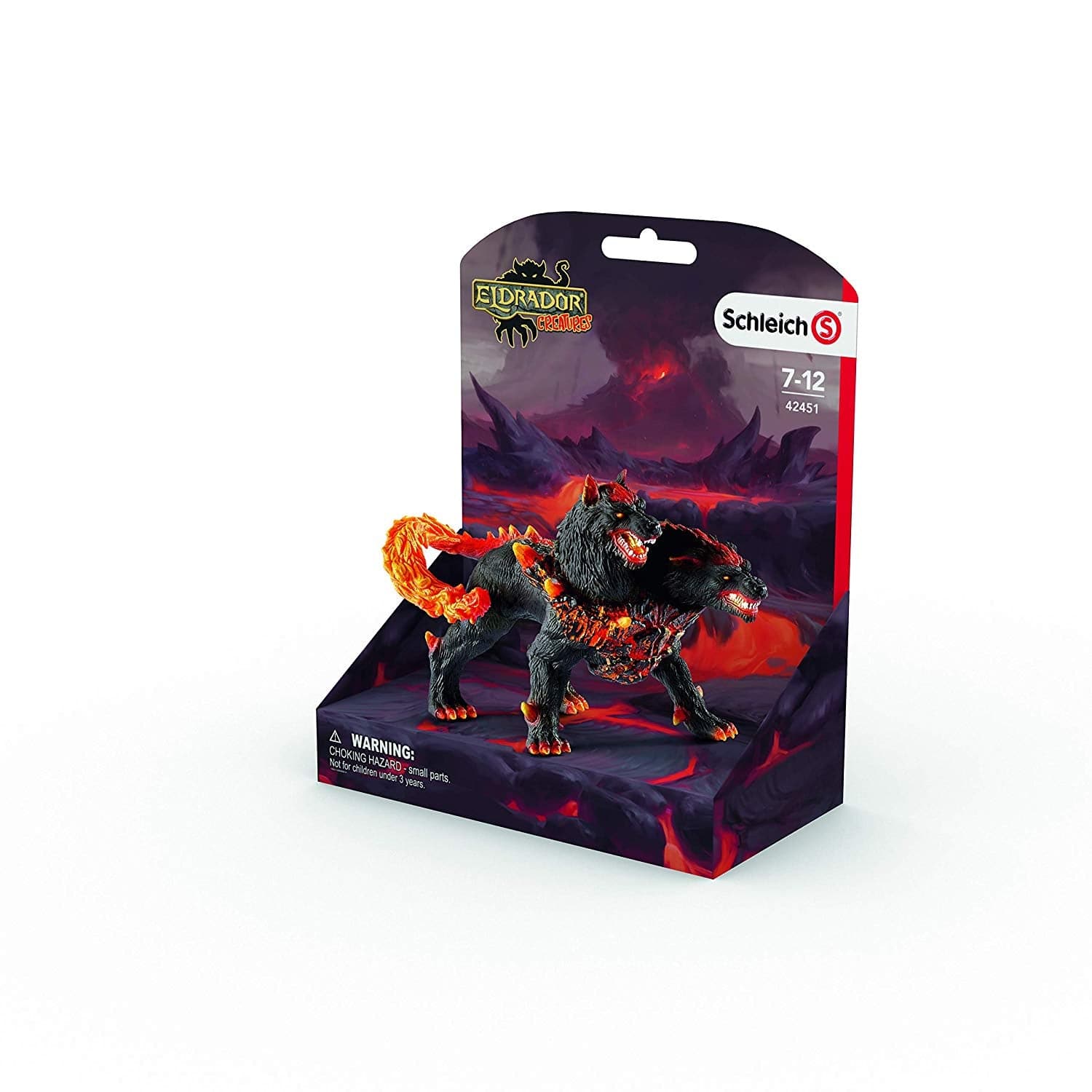 Fiery Two - Headed Hellhound Monster