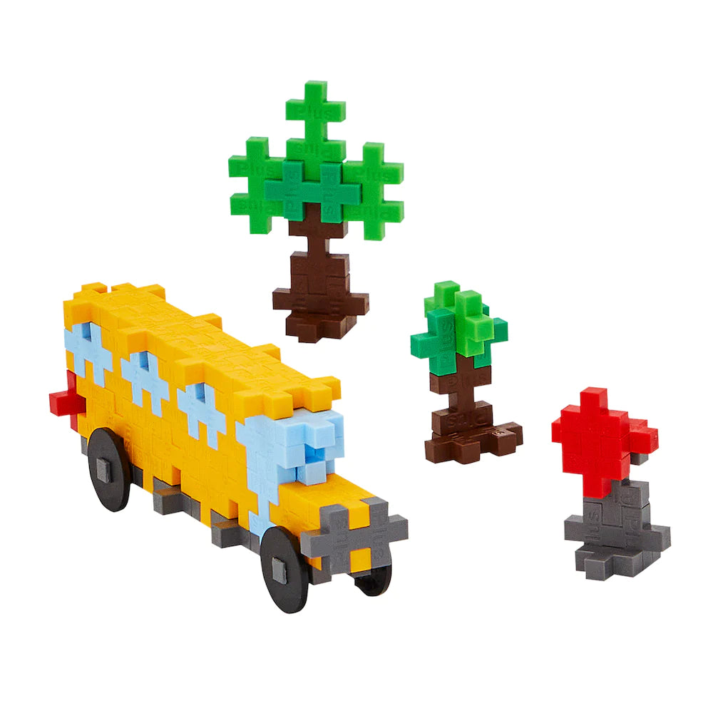 Plus-Plus 70-Piece School Bus Tube: A STEM Toy with Endless Creativity