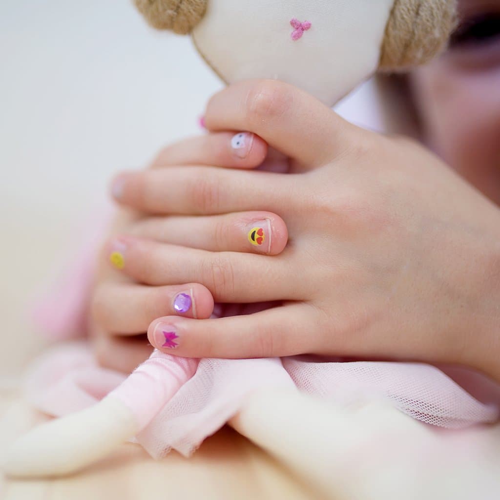 Kids' Mermaid-Themed Decorative Nail Stickers Set
