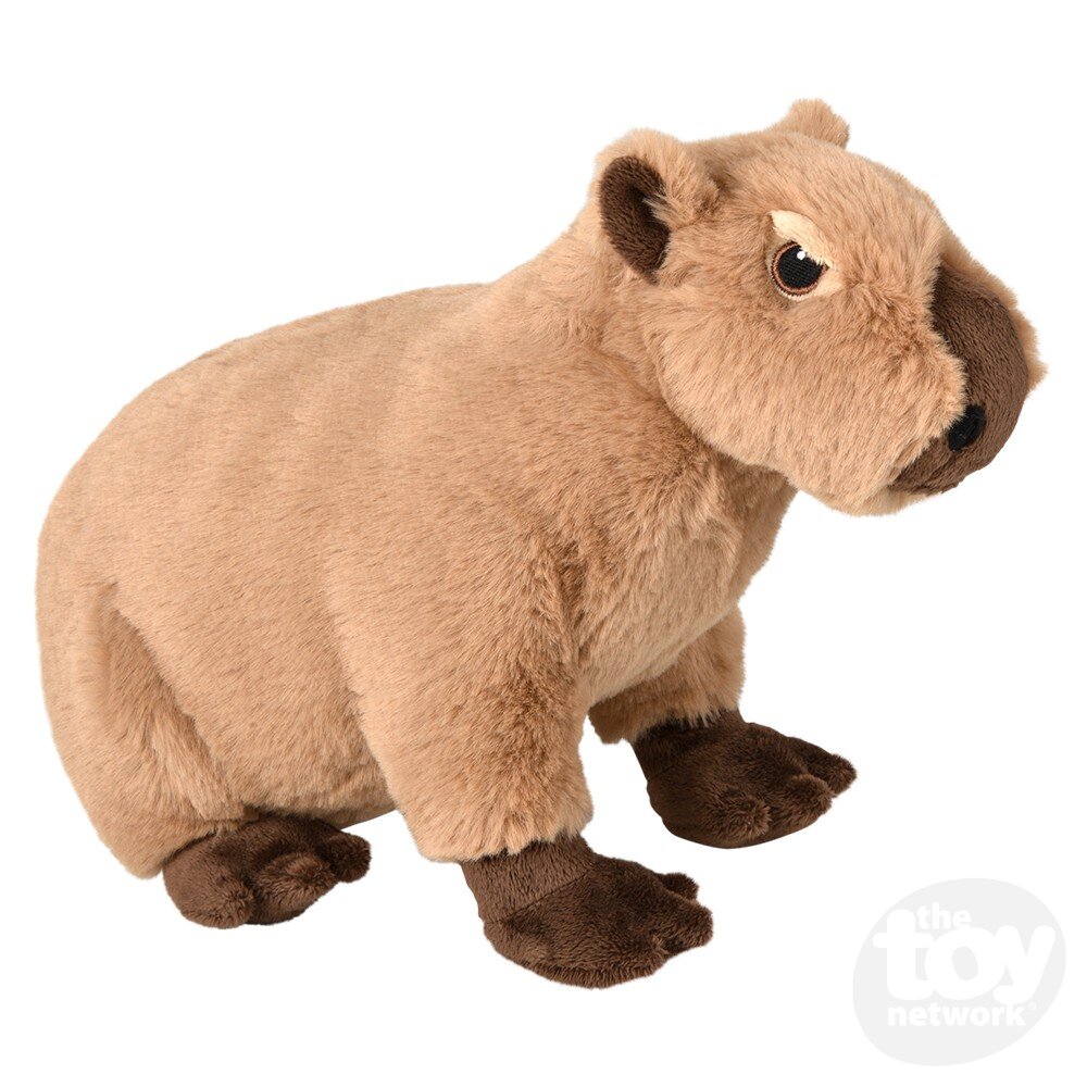 11-Inch Soft Plush Animal Den Capybara Toy