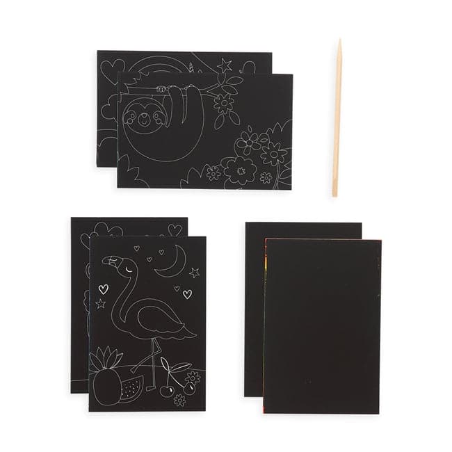 Fun - sized Funtastic Friends Scratch and Scribble Art Mini Kit