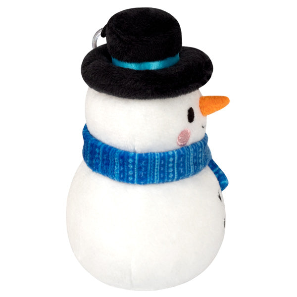 4-Piece Micro Snowman Squishables with New Fancy Metal Clip