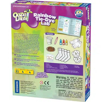 DIY Rainbow Tie - Dye Science Lab Kit for Fashionable Creations