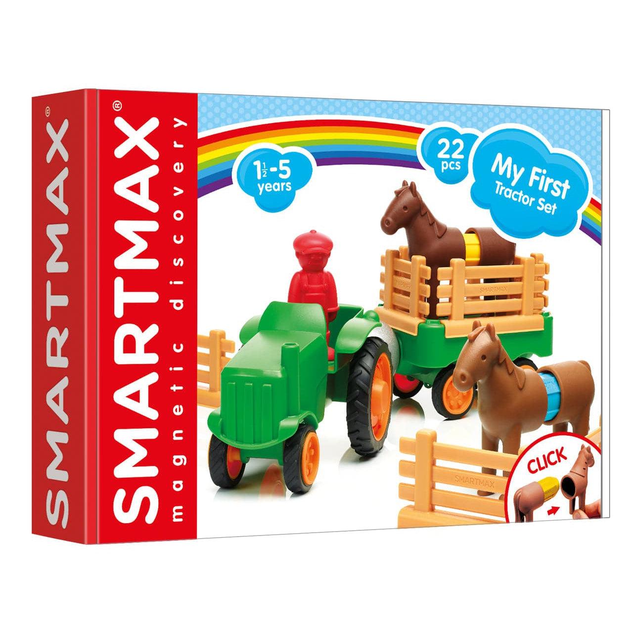 Safe and Fun SMARTMAX My First Magnetic Farm Tractor Set for Young Children