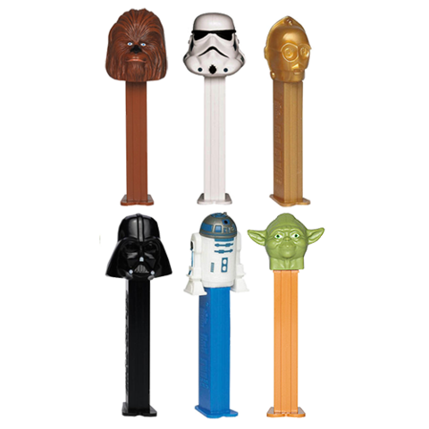 Star Wars Assorted Styles PEZ Blister Card Candy Dispensers
