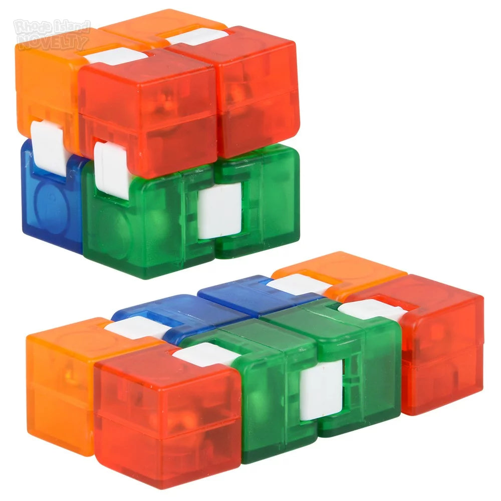 3.25 - Inch Colorful Flip Cube for Endless Fidgeting Fun