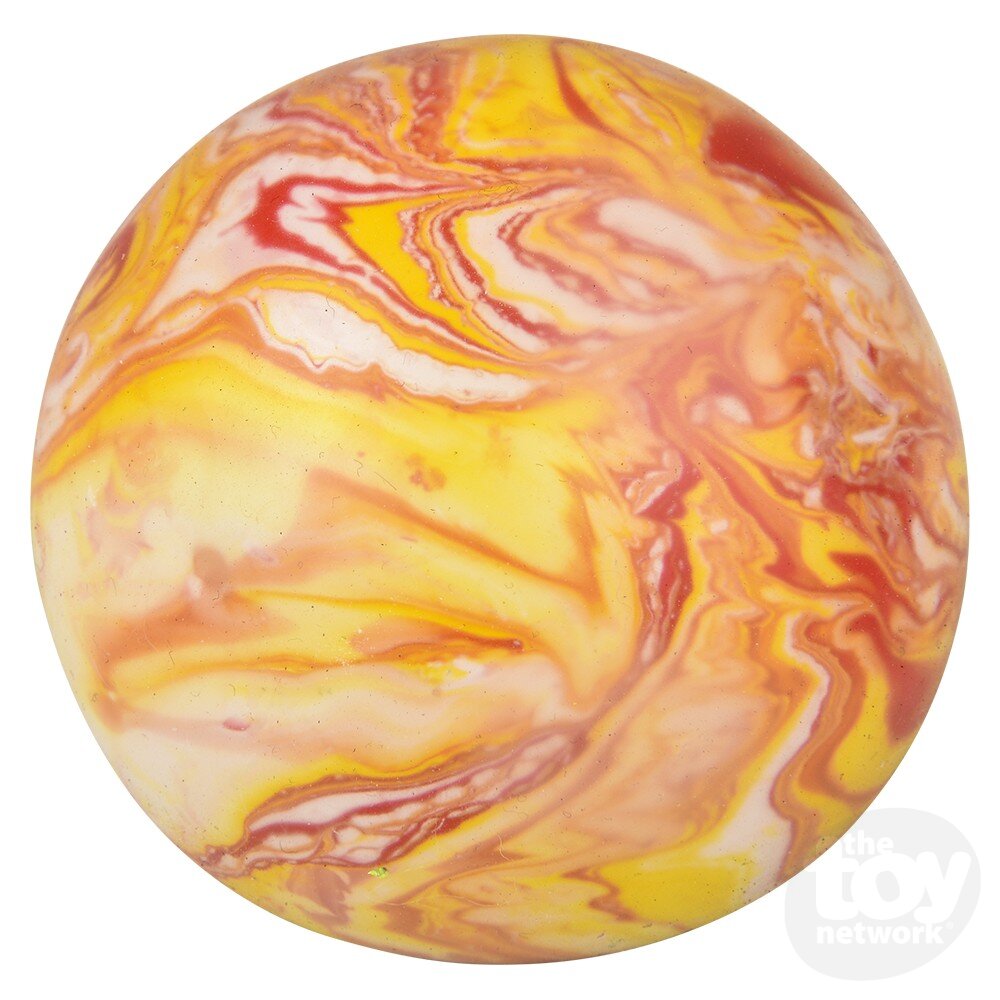 2.33 - Inch Squishable and Stretchable Marbleized Gummy Ball for Kids