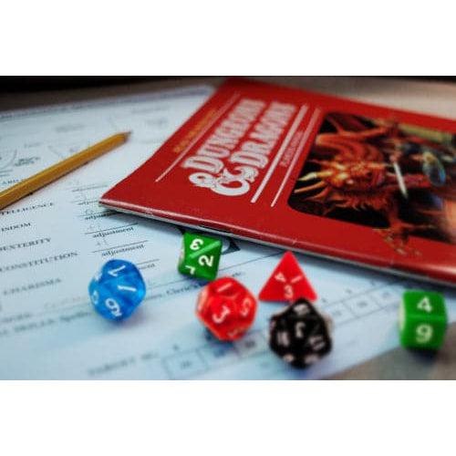 100+ Pieces of Multi - colored Random D10 Polyhedral Dice Set